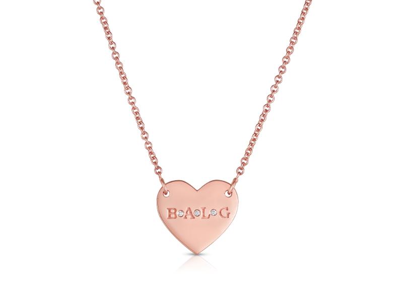 14K GOLD CHUBBY HEART NECKLACE
