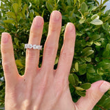 DIAMOND FLORAL RING